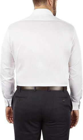Van Heusen Mens Tall Fit Dress Shirt Flex Collar Stretch Solid (Big and Tall) in Saudi Arabia