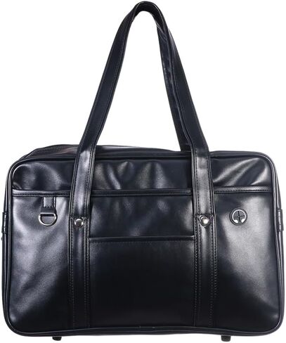 Japanese Uniform Handbag Pu Shoulder Bag Large Capacity Tote Waterproof Briefcase for Workers Students in Saudi Arabia