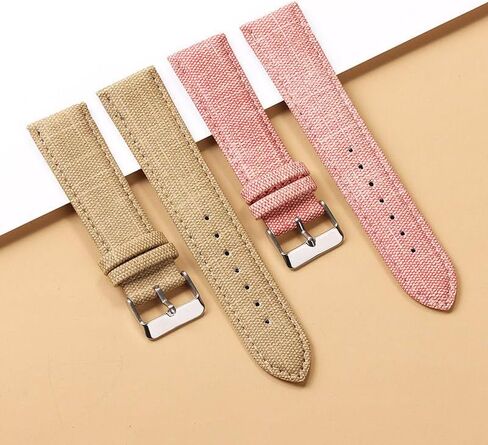 Watch Strap,Watch bands, Nylon Watch Strap 10mm 12mm 14mm 16mm 18mm 20mm 22mm Canvas Watch Band for Women Men Universal Wristband in Saudi Arabia