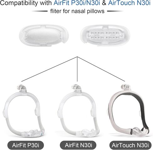 4 Packs Replacement Exhalation Vent Diffuser for AirFit N30i & P30i Pillows Nasal Cushion - Multi-Hole Vent Filter for N30i and P30i in Saudi Arabia