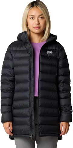 Mountain Hardwear، Tiberondack Down Parka - للنساء، أسود، XS in Saudi Arabia