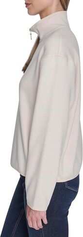 Nautica Womens Mockneck Zip Up Fleece Jacket in Saudi Arabia