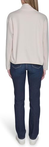 Nautica Womens Mockneck Zip Up Fleece Jacket in Saudi Arabia