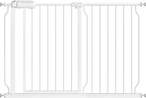 Fairy Baby Small Narrow Baby Gate for Doorways Stairs Hallway 25-27 Inch Wide, Pressure Mounted Walk Through Gates, Indoor Safety Child Gates for Kids or Pets in Kuwait