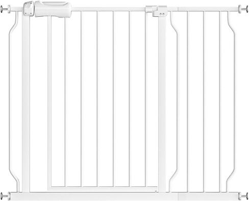Fairy Baby Small Narrow Baby Gate for Doorways Stairs Hallway 25-27 Inch Wide, Pressure Mounted Walk Through Gates, Indoor Safety Child Gates for Kids or Pets in Saudi Arabia