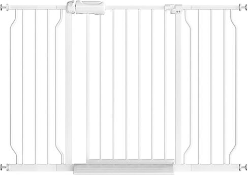 Fairy Baby Small Narrow Baby Gate for Doorways Stairs Hallway 25-27 Inch Wide, Pressure Mounted Walk Through Gates, Indoor Safety Child Gates for Kids or Pets in Saudi Arabia