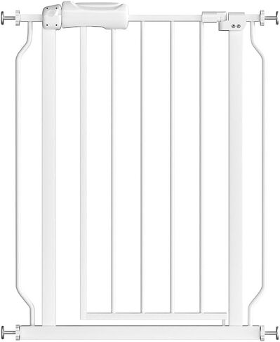 Fairy Baby Small Narrow Baby Gate for Doorways Stairs Hallway 25-27 Inch Wide, Pressure Mounted Walk Through Gates, Indoor Safety Child Gates for Kids or Pets in Saudi Arabia