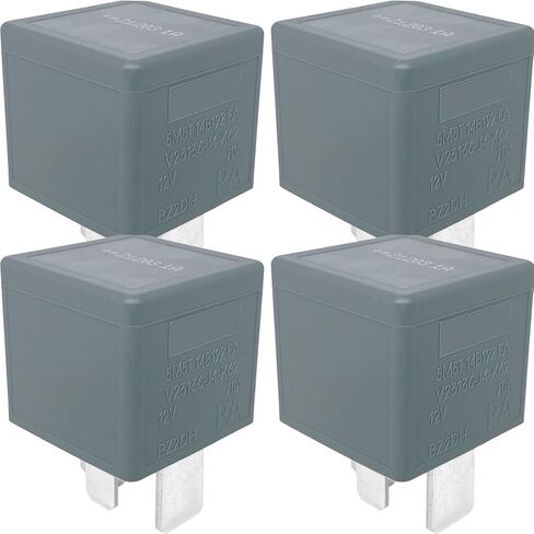 5M5T-14B192-EA V23136-J4-X62 RELAY-70A 12V DC 4-Pin SPST Automotive Relay يستبدل F80B-14B192-AA ، متوافق مع بعض مركبات FORD-مروحة التبريد والأنظمة الكهربائية in Kuwait