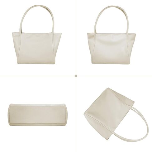 Soft PU Leather Tote Bag for Women Large Work Tote Handbag Top Handle Satchel Purse Weekender Bag Shoulder Bags in Saudi Arabia