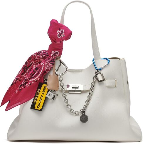 DKNY womens Bryar Large Slouchy Tote Bag With Charms in Saudi Arabia