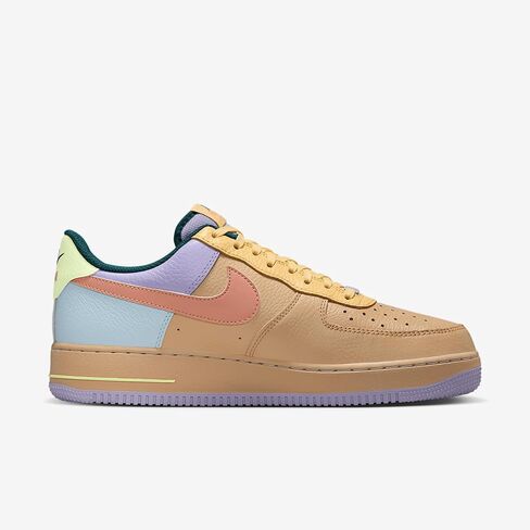 حذاء Nike Air Force 1 '07 للرجال (IB4493-252، سمسم/كوبية/أصفر ناعم/عقيق مشمش) in Saudi Arabia