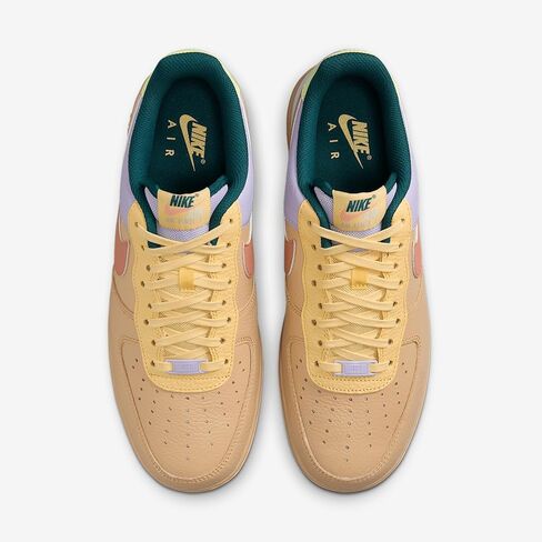 حذاء Nike Air Force 1 '07 للرجال (IB4493-252، سمسم/كوبية/أصفر ناعم/عقيق مشمش) in Saudi Arabia