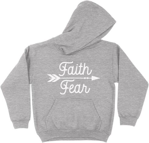 Faith Over Fear Kids Hoodie Sweatshirt Youth in Saudi Arabia