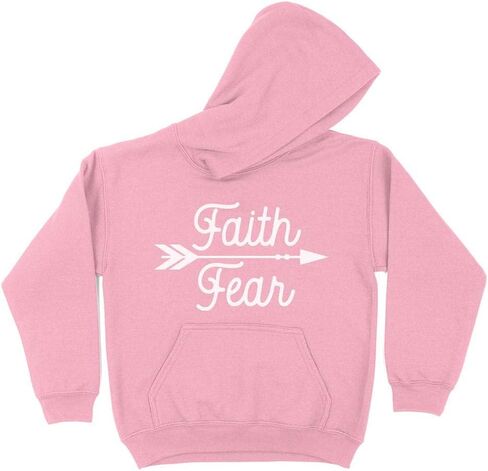 Faith Over Fear Kids Hoodie Sweatshirt Youth in Saudi Arabia