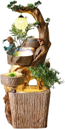 Decor Garden Water Fountain Landscape, Outdoor Decoration in Living Room, Circulating Water Decoration in Courtyard Office for Entryway(L) in Saudi Arabia
