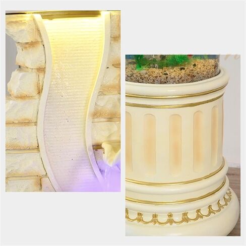 Decor Garden Aquarium, Living Room Circulation Water Waterfall Fountain, Creative Home Large Floor Decoration Landscape for Entryway(S) in Saudi Arabia