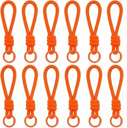 Paracord المفاتيح السوار حقيبة العرافة 12 قطعة حزام مضفر حلقة رئيسية حبل حبل سلسلة مفاتيح لمفاتيح السيارة الهاتف ألعاب من القطيفة in Kuwait