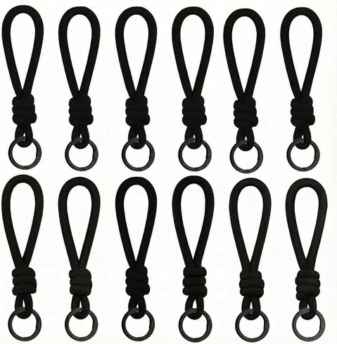Paracord المفاتيح السوار حقيبة العرافة 12 قطعة حزام مضفر حلقة رئيسية حبل حبل سلسلة مفاتيح لمفاتيح السيارة الهاتف ألعاب من القطيفة in Kuwait