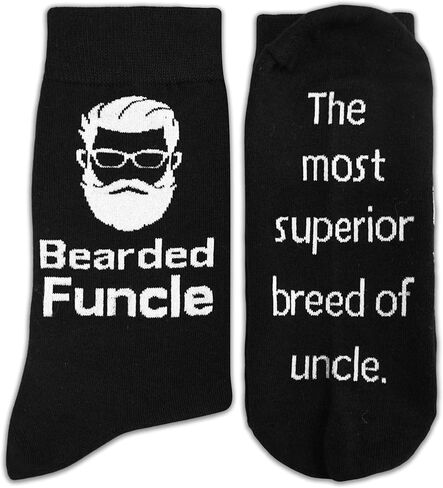 وظيفة ملتحية - هدايا جوارب العم المضحكة لعيد الميلاد، أو الكريسماس، أو عيد الأب، أو بدون سبب. in Kuwait