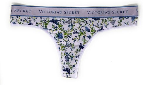 Victoria's Secret Logo Cotton Thong Panty in Kuwait