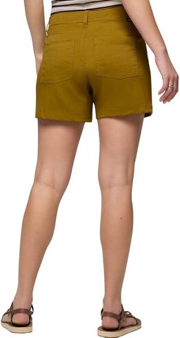 Prana Women's Stretch Zion Halle Short, Retro Olive, 14, Inseam: 5 in Saudi Arabia
