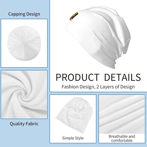 Flag of Calvert County, Maryland Beanie Hat for Women Men Warm Skull Caps Slouchy Knit Beanie Hat Black in Saudi Arabia