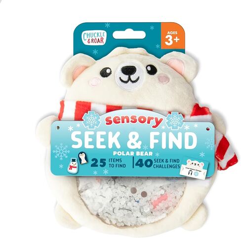 Chuckle & Roar - Sensory Seek & Find Bear - Scavanger Hunt on The Go - Great for Car Rides - Family Game for Toddlers - Ages 3 and Up in Kuwait