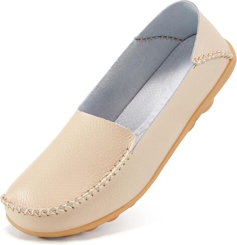 Ecetana Loafers for Women Penny Shoes Comfortable Slip On Casual Womens Loafers Fashion Moccasins Lightweight Round Toe Driving Flats Boat Shoes in Kuwait