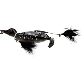 Savage Gear 3D Duck Fishing Bait, 2 3/4 oz, Wood Duckling, Realistic Contours, Colors & Movement, Durable ABS Construction, Versatile Rigging Options, Dual Smash Tails, Dual Treble Hook Configuration in Kuwait