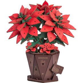 rowood 3D Puzzle Wooden Flower,DIY Flower Building Block Set Craft Kit for Kids,Mother's Day/Valentine's Day/Teacher's Day/Thanksgiving/Christmas/Birthday Gift for Mom/Grandma-Chamomile in Kuwait