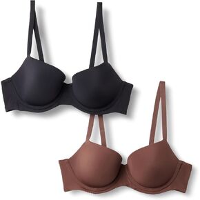 Amazon Essentials Womens Microfiber Lined Wired Balconette Bra in Saudi Arabia