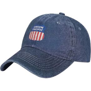 Union Pacific Railroad Denim Trucker Hat Baseball Cap for Men Or Women Cowboy in Kuwait
