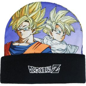 قبعة Dragon Ball Z Beanie Super Saiyan Goku Gohan من الصوف المحبوك ذات أساور متعددة الألوان in Kuwait