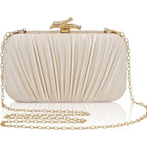 محفظة يد منسوجة للنساء من جلد البولي يوريثان حقيبة سهرة لحفلات الزفاف الرسمية وحقائب العروس والحفلات الراقصة in Kuwait