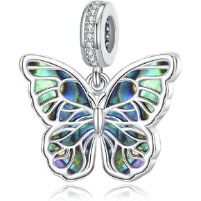 URONE Balloon Dog/Parrot/Tiger/Alligator/Butterfly Charm Beads Fits Bracelets Necklace 925 Sterling Silver Animals Charm Pendan Jewelry Gifts for Women Men in Saudi Arabia