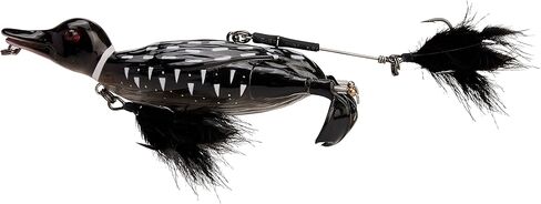 Savage Gear 3D Duck Fishing Bait, 2 3/4 oz, Wood Duckling, Realistic Contours, Colors & Movement, Durable ABS Construction, Versatile Rigging Options, Dual Smash Tails, Dual Treble Hook Configuration in Kuwait