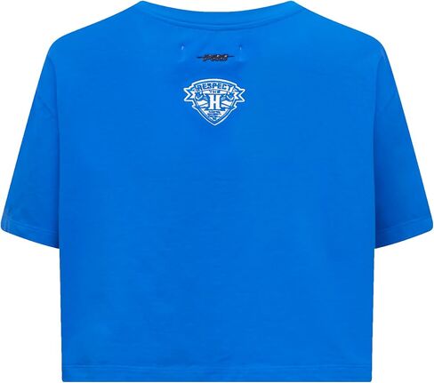 Pro Standard Womens Hampton University Classic Essentials Short Sleeve Boxy Tee Royal Blue XL in Saudi Arabia