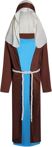 Joseph Costume for Kids Boys Shepherd Cosplay Outfit Jesus Robe Nativity Costume Middle East Biblical Times Tunic in Saudi Arabia