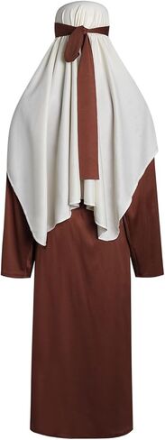Joseph Costume for Kids Boys Shepherd Cosplay Outfit Jesus Robe Nativity Costume Middle East Biblical Times Tunic in Saudi Arabia