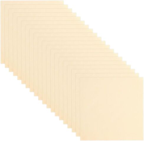 Breling 20 Pcs 10x10 Inch Cotton Fabric Bundle Squares Precut Fabric Squares for Sewing Making Quilts for Craft Lovers (White) in Kuwait