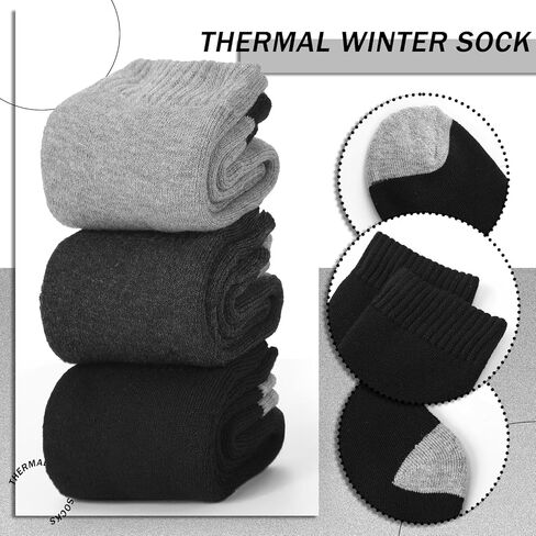 30 Pairs Winter Warm Thermal Wool Socks for Women Hiking Winter Fleece Thick Cozy Boot Socks Bulk for Cold Weather in Saudi Arabia