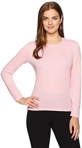 Hot Chillys Women's Pepper Skins Crewneck Midweight Relaxed Fit Base Layer in Saudi Arabia