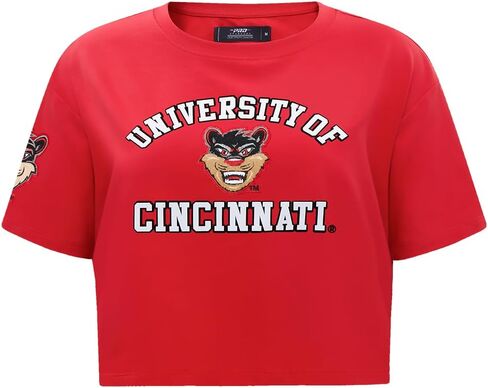 Pro Standard NCAA Womens Womens College Classic Essentials Cotton Short Sleeve Boxy Tee in Saudi Arabia