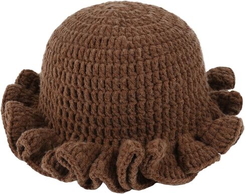 Docila Crochet Bucket Hat للنساء للنساء أزياء طباعة القبعات الصياد القابلة للعبور قبعات أشعة الشمس المرنة in Saudi Arabia