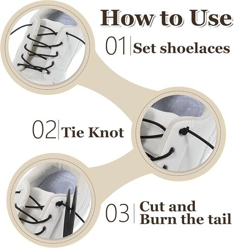 4 Pairs Stretch Oval Strings Replacement Elastic Shoe Laces Replacement 39 Inches Round ShoeLaces One Size White Black Beige Gray Shoestrings for Women Men Running Shoe Sneaker in Saudi Arabia