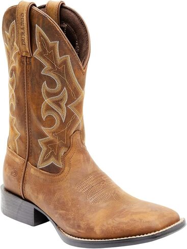 حذاء Durango الرجالي ذو الرقبة الطويلة Barn Westward Western Performance بمقدمة مربعة واسعة بني - 12 D(M) US in Saudi Arabia