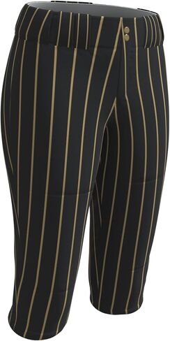 بنطال Boombah للسيدات Hypertech Fastpitch Softball Knicker: سروال موحد مقلم، ركبة معززة، ارتفاع متوسط، أساور مرنة in Kuwait