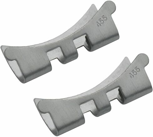 Ewatchparts 2 Pcs 455 End Piece Link Compatible With 20mm Jubilee Band 62510H Rolex 1600 1603 1675 16003 in Saudi Arabia
