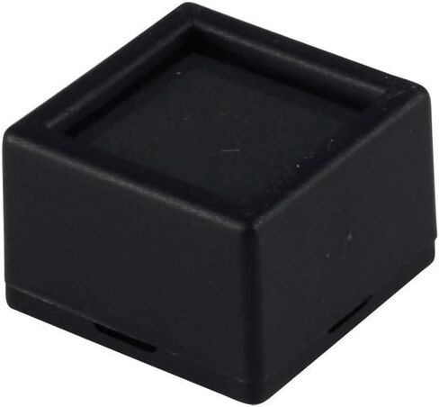 100 Glass-top Square Gem Jars - Black Jewelry Display in Saudi Arabia