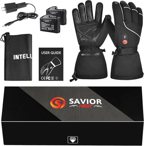 قفازات SAVIOR HEAT للتدفئة، قفاز تسخين كهربائي يعمل ببطارية قابلة لإعادة الشحن للجنسين للشتاء في الهواء الطلق in Kuwait